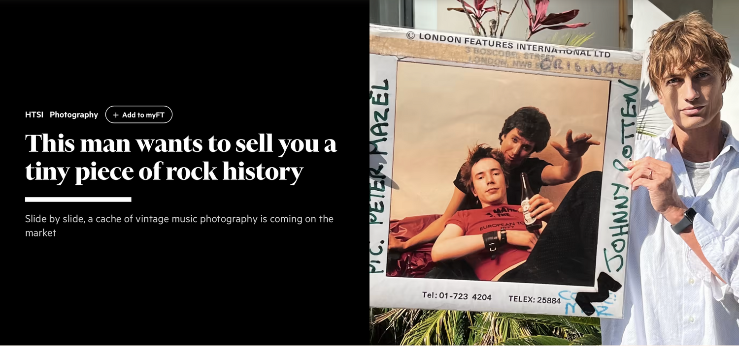 This man wants to sell you a tiny piece of rock history