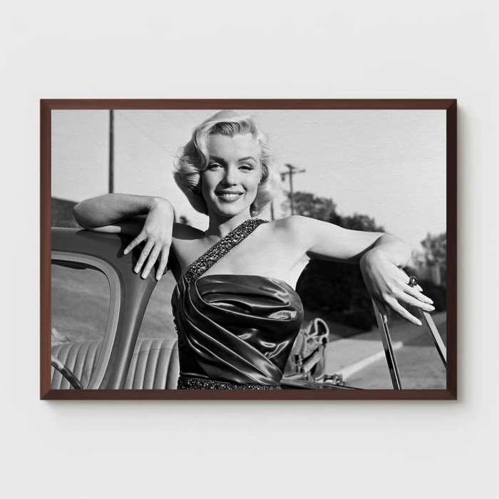 Marilyn Monroe Smiling by Frank Worth