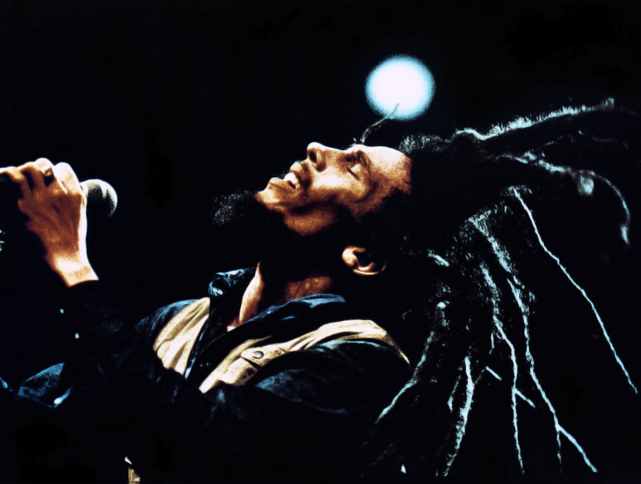 Bob Marley Performing on Stage