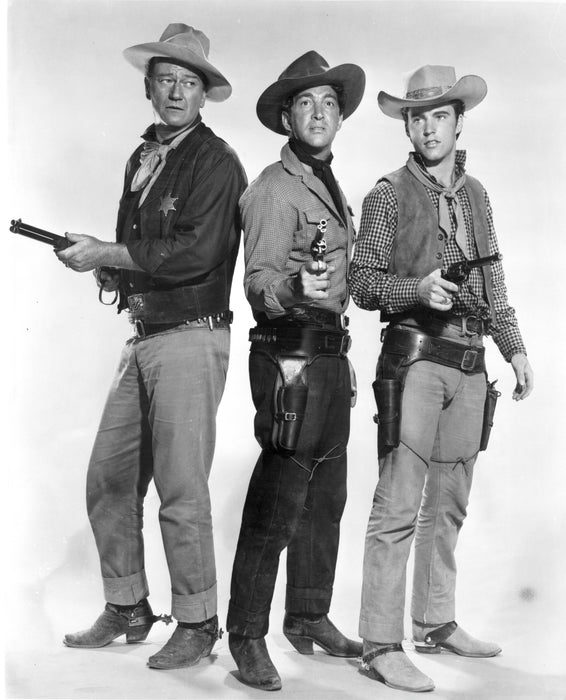 John Wayne, Ricky Nelson, and Dean Martin in "Rio Bravo"