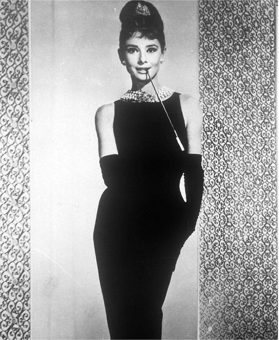 Audrey Hepburn Posed in "Breakfast at Tiffany's"