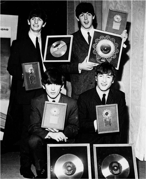 The Beatles with Records