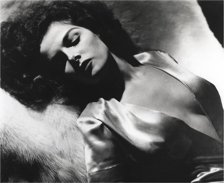 Jane Russell Dramatic Pinup in Silk
