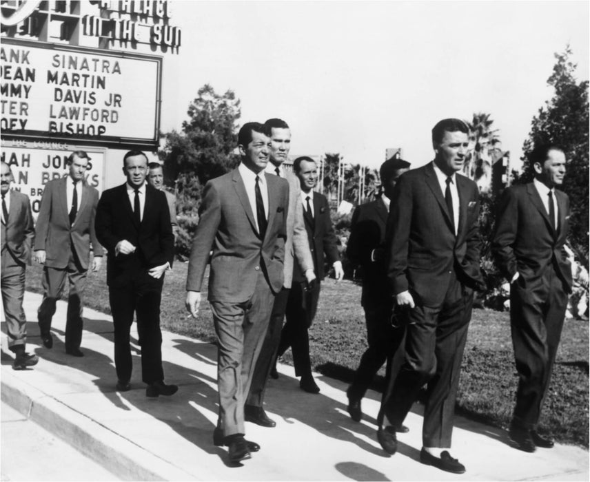 The Rat Pack Walking at The Sands