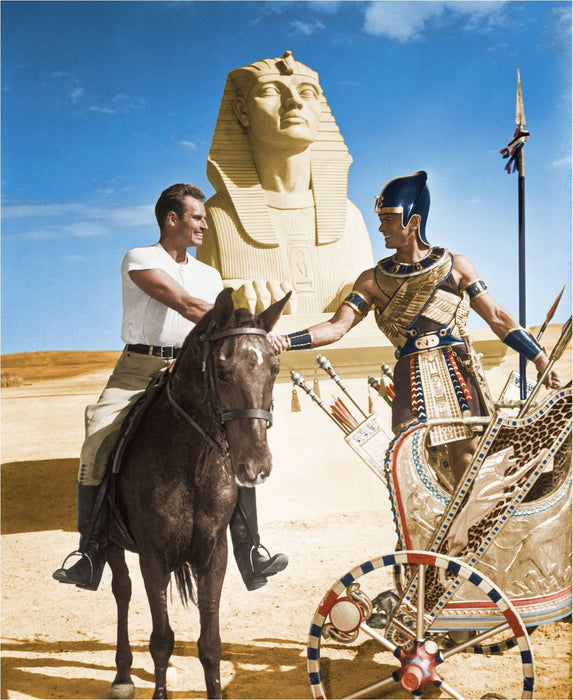 Ten Commandments Sphinx Scene