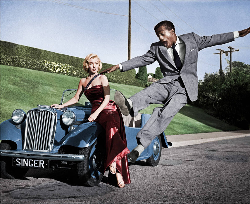 Marilyn Monroe and Sammy Davis Jr in "How to Marry a Millionaire"