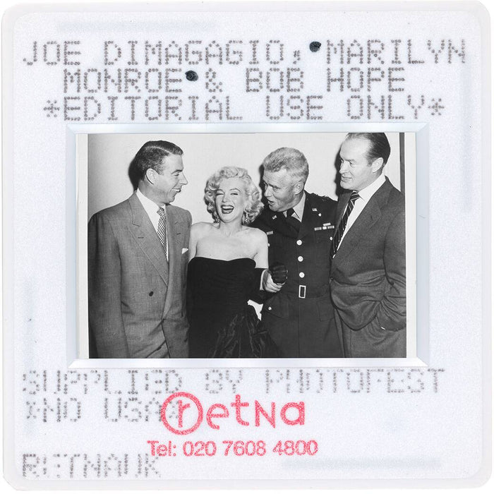 Joe DiMaggio, Bob Hope, and Marilyn Monroe