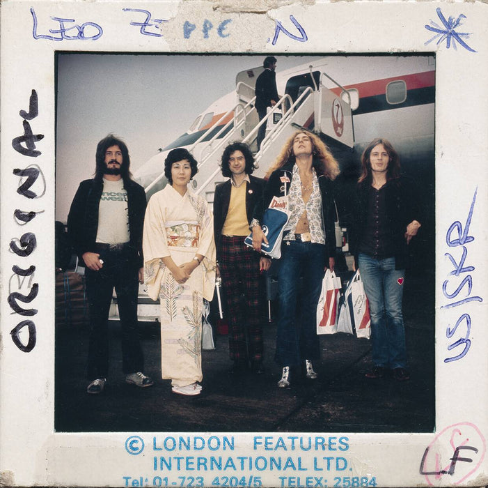 Led Zeppelin Arriving in Tokyo