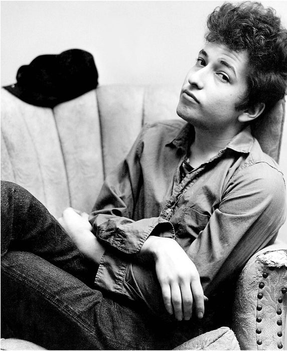 Young Bob Dylan Reclining