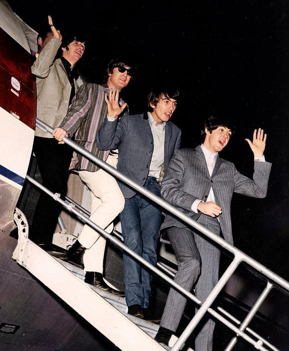 The Beatles Arriving in Las Vegas