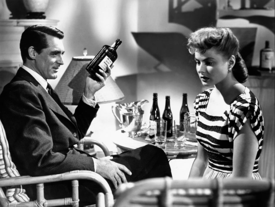 Cary Grant and Ingrid Bergman "Notorious"